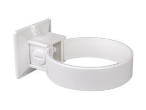 Allaviigutoru kinnituskomplekt, plastik Ø 75 mm, 2 kinnitust valge