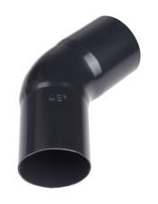 Painutatud  toru Ø 75 mm/45° must
