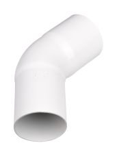 Painutatud  toru Ø 75 mm/60° valge