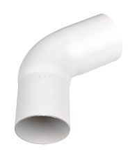 Painutatud  toru Ø 90 mm/60° valge