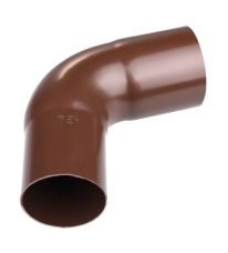 Painutatud  toru Ø 75 mm/75° pruun