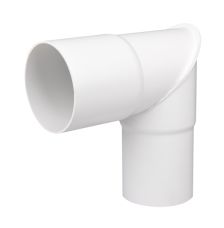 Painutatud  toru Ø 75 mm/90° valge