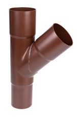 Torukolmik Ø 75 mm/Ø 75 mm 60° pruun